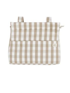Minicoton Icon Diaper Bag- Beige and White